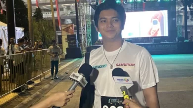 Ajil Ditto Berbaur dengan Ribuan Pelari pada area Vision+ Sahurun 2025, Semangat Meski Jarang Olahraga