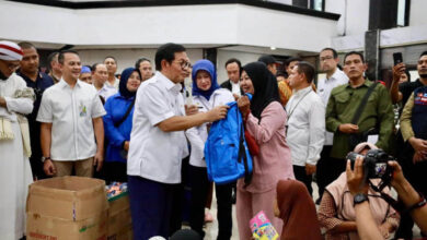 BPJS TK Gandeng Pemprov DKI Ibukota Donasikan 1.100 Porsi Makanan ke Pengungsi Banjir