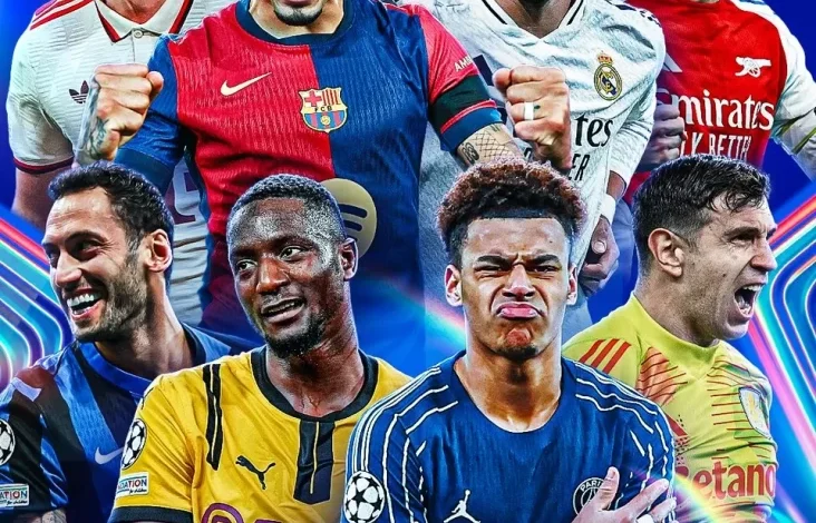 Daftar 8 Tim di tempat area Perempat Final Turnamen Champions 2024/2025