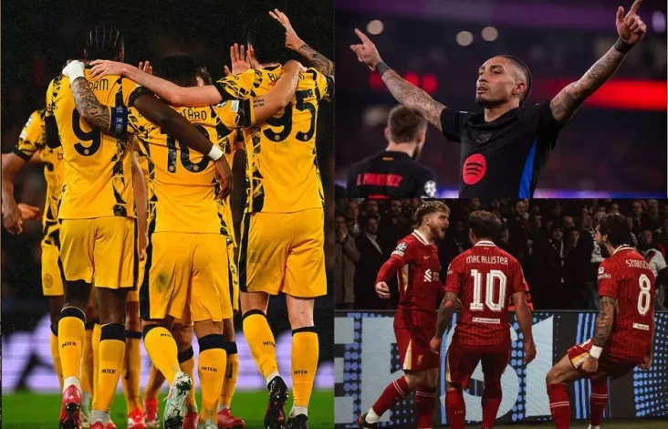 Hasil Leg 1 Babak 16 Besar Turnamen Champions 2024/2025: Barcelona, Liverpool, juga Inter Curi Kemenangan!