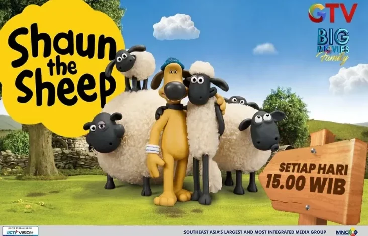 Its Family Time! GTV Tayangkan Shaun si Domba Lucu tapi Jahil yang mana dimaksud Jadi Temani Sore Kamu!