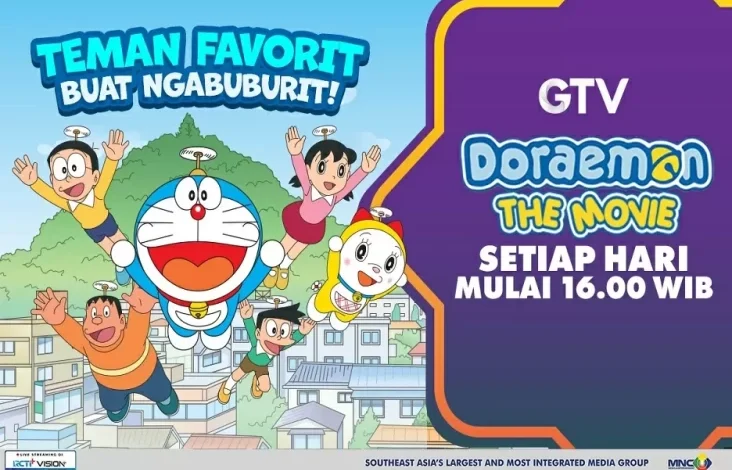 Its Family Time! Yuk Ikut Doraemon kemudian Nobita Ngabuburit pada Big Movies Family Platinum GTV!