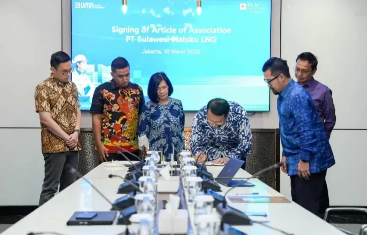 Kebut Gasifikasi di tempat tempat Sulawesi Maluku, PLN EPI dan juga juga Konsorsium Dirikan JV