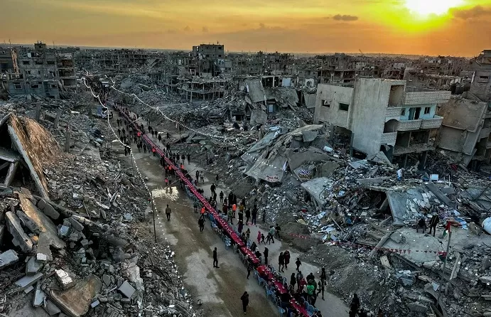 Negara-negara Arab Kutuk Langkah negeri tanah Israel Blokir Bantuan ke Kawasan Kawasan Gaza pada waktu Periode Ramadan