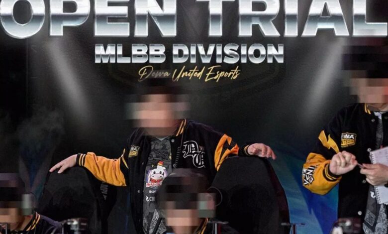 Dewa United Esports menyingkap acara Open Trial Divisi MLBB musim 2025