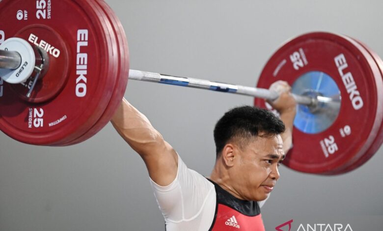 Eko Yuli tergabung pada di Grup B Kejuaraan Asia Angkat Besi 2025