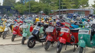 Budaya saling klakson pengguna vespa yang yang dimaksud mulai terkikis zaman