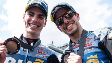 Duo atlet kendaraan beroda dua Gresini Racing tampil apik ke Sprint Race MotoGP Prancis